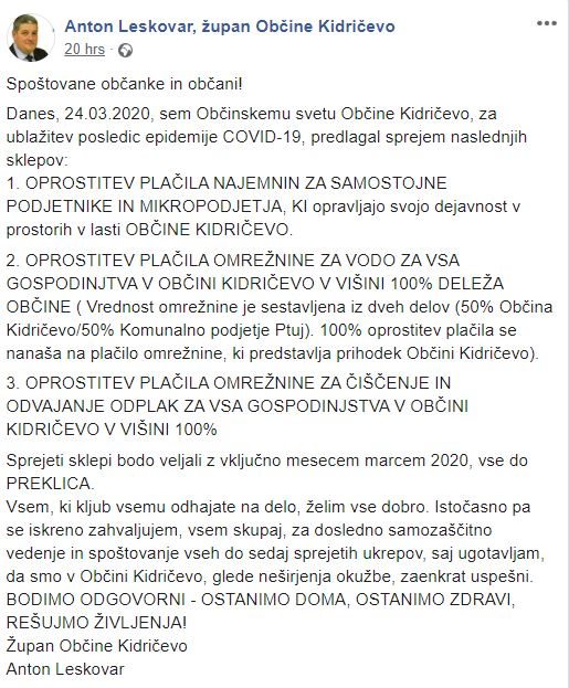 Ukrepi občine Kidričevo
