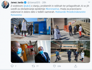 Ukinitev ali razrahljanje ukrepov že konec aprila