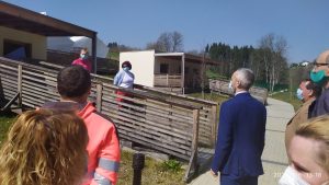 Minister Cigler Kralj na obisku v Ljutomeru