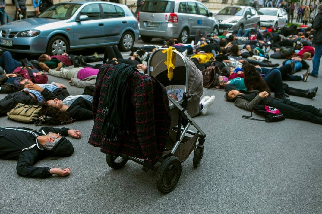 Protesti pred ministrstvom za kulturo