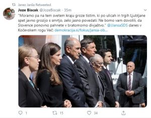 Slovesnost ob breznu pri Macesnovi gorici v Kočevskem Rogu.