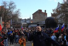 Nezakoniti in neprijavljeni shodi v podporo COVID-19 in proti ukrepom