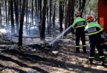 Hud požar se mu je prikradel 30 metrov do hiše.