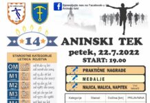 14. Aninski tek