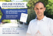 Zbiranje podpisov podpore kandidaturi za novega predsednika Slovenije