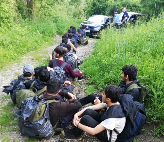 Ilegalni migranti. (foto: Policija)