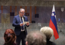 Danijel Krivec nagovoril zbrane v čast kulturnega praznika