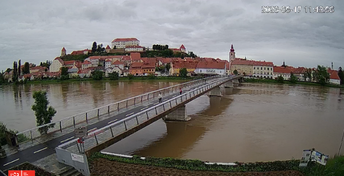 Zajeta slika Drava, 17. 5. 2023 (zajetje spletne kamere)