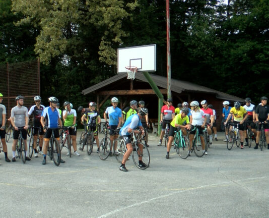 Kolesarski maraton s Ptujske Gore: približno 40 kolesarjev raziskovalo poti občine Majšperk