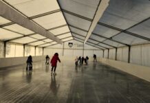 V Lendavi odprli drsališče za praznično zimsko vzdušje