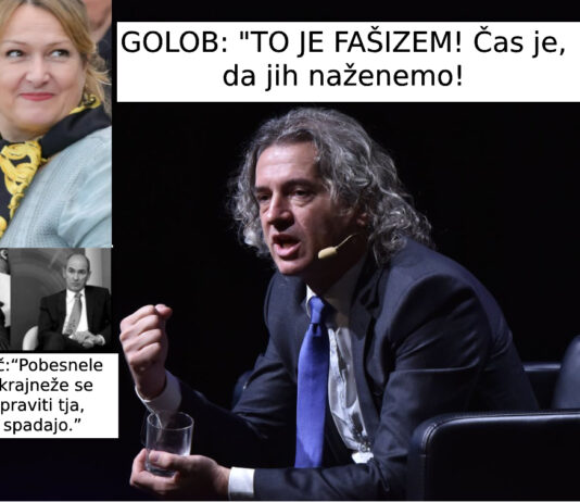 Fašisti, Hitler in klici k smrti: za Janšo nič, za Goloba pa medijski pogrom, policija na delu!