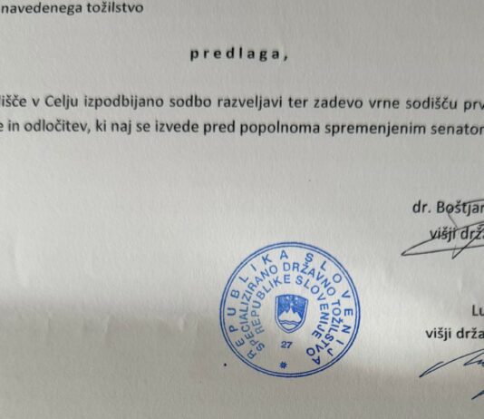 Politični proces se vrača: tožilec Valenčič obuja zadevo Trenta