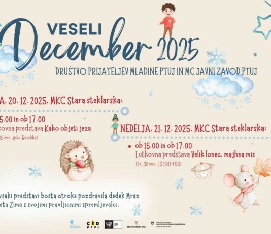 Veseli December 2025: Lutkovne Predstave, Dedek Mraz In Čarovnija Za Najmlajše