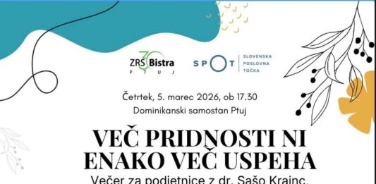 Večer za podjetnice: »Več pridnosti ni enako več uspeha«
