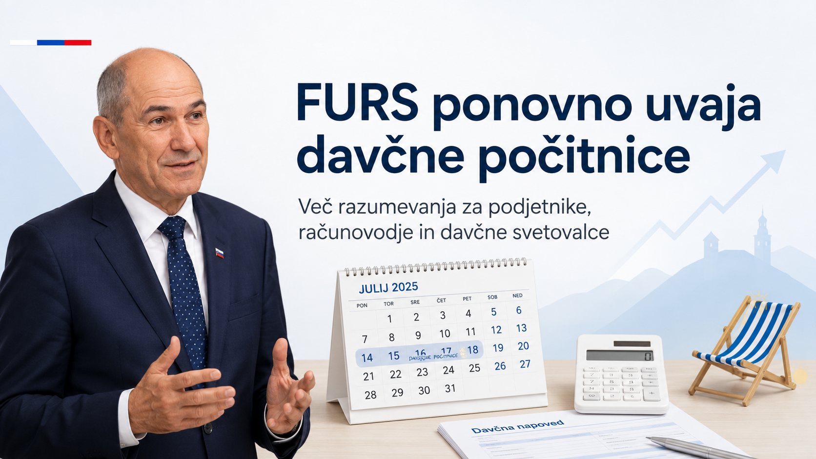 FURS ponovno uvaja davčne počitnice: več razumevanja za podjetnike, računovodje in davčne svetovalce