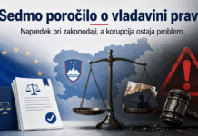 Sedmo poročilo o vladavini prava: Slovenija napredovala pri zakonodaji, resni problemi pri korupciji pa ostajajo