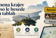 Imena krajev niso le besede na tablah: hranijo zgodovino, identiteto in podatke o Sloveniji