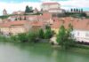 Pogled na Ptuj s starim mestnim jedrom